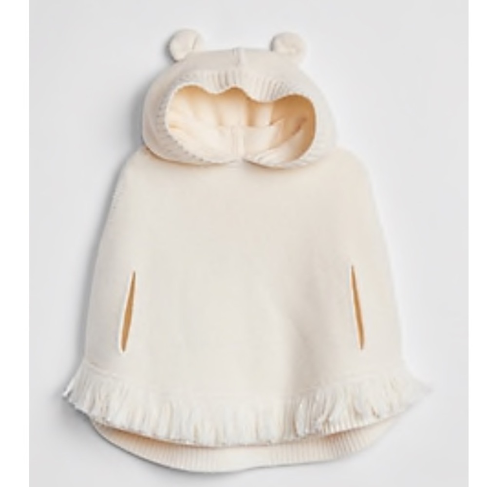 Gap Cream Poncho